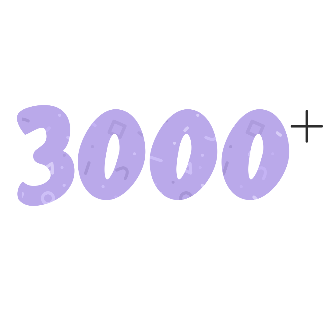 3000+